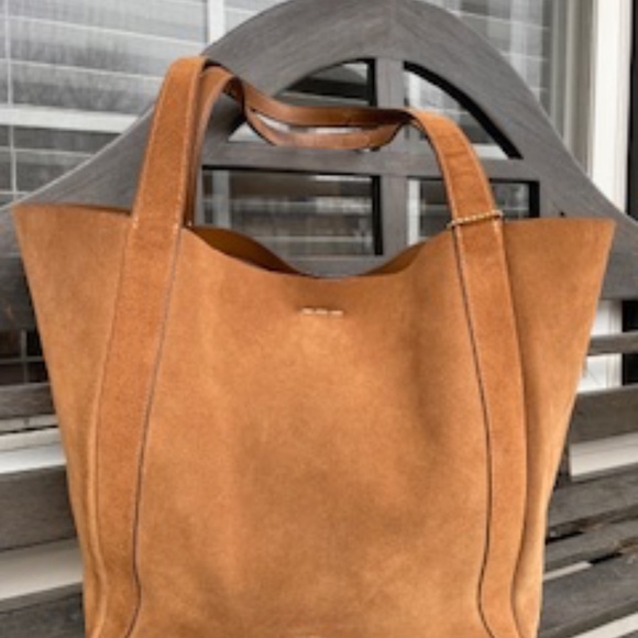 COACH Hadley Suede Tote Bag - Picture 3 of 9